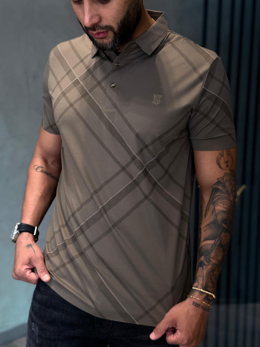 Camiseta Tipo Polo BURBERRY con Print