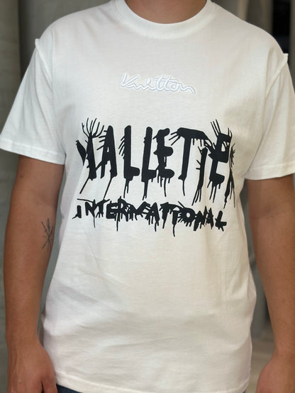 Camiseta LOUIS VUITTON con Estampado en la Espalda y Graffiti Frontal