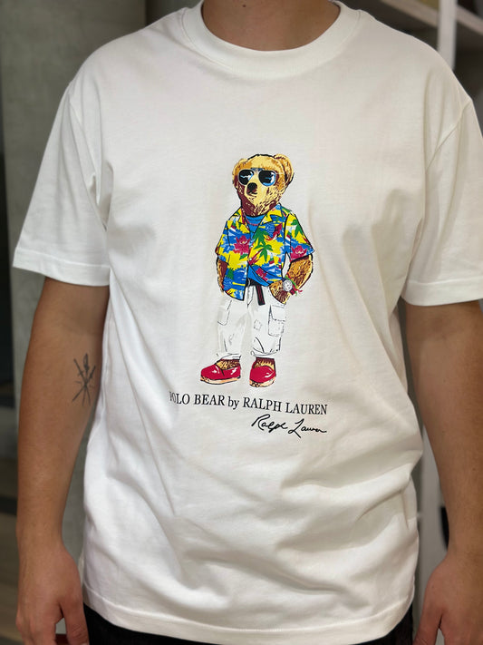 Camiseta Polo Bear By POLO R.L con Estampado en flores