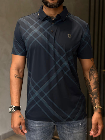 Camiseta Tipo Polo BURBERRY con Print