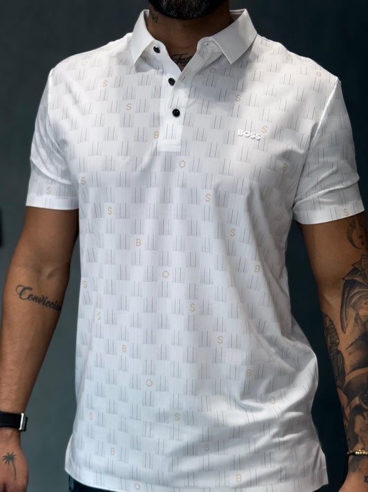 Camiseta BOSS con Logomania en la tela