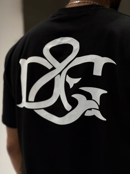 Camiseta DOLCE&GABBANA con Estampado en Espalda y Frontal Bitono