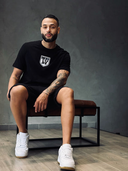 Camiseta LOUIS VUITTON con Escudo en Aplique y Estampado