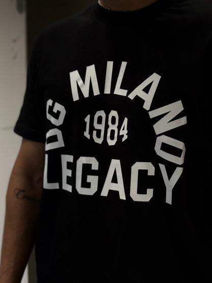 Camiseta DOLCE&GABBANA con Estampado en Espalda y Frontal Bitono