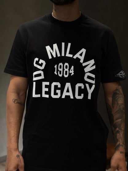 Camiseta DOLCE&GABBANA con Estampado en Espalda y Frontal Bitono