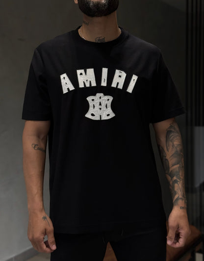 Camiseta AMIRI con Apliques en Tela Jean
