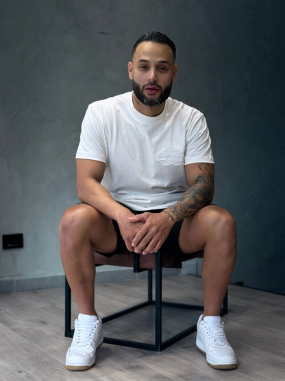 Camiseta CHROME HEARTS x LOUIS VUITTON con Apliques Tono a Tono