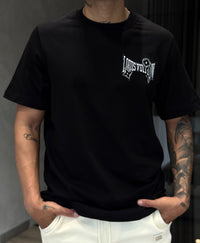 Camiseta LOUIS VUITTON con Aplique en Tela Jean y Bordado