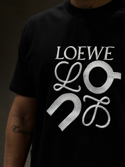 camiseta LOEWE ON Bordado