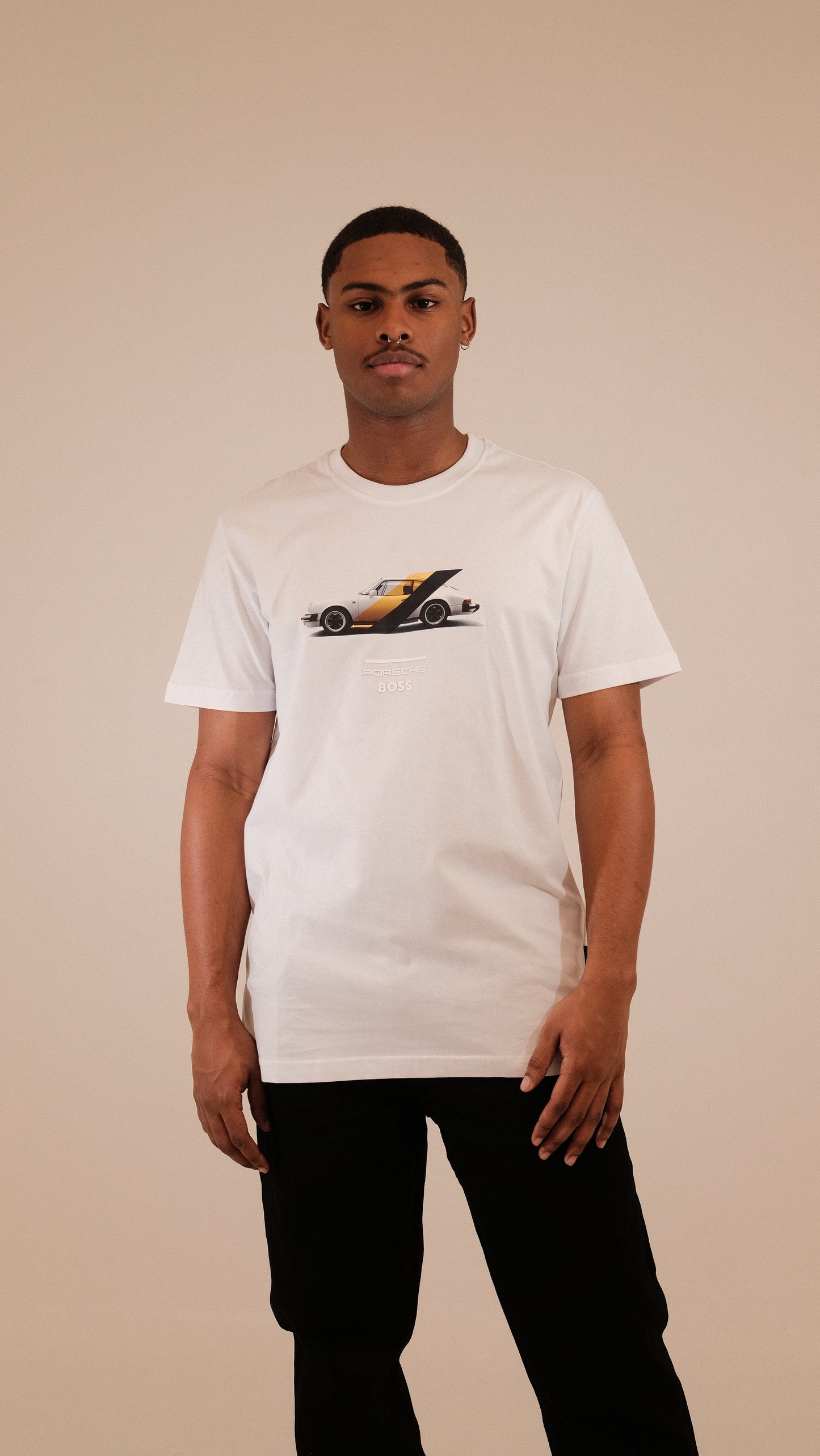 Camiseta PORCHE-BOSS Estampado