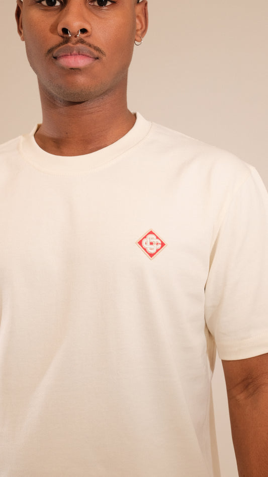 Camiseta CASABLANCA Logo Bordado en Punto Corazón