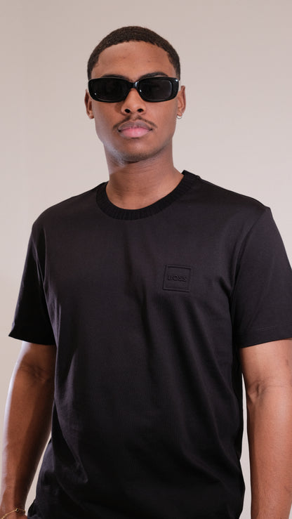 Camiseta BOSS  Cuello Tejido
