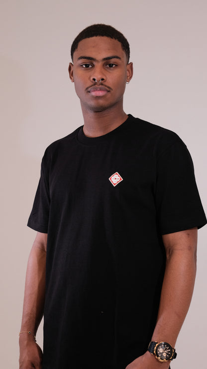 Camiseta CASABLANCA Logo Bordado en Punto Corazón