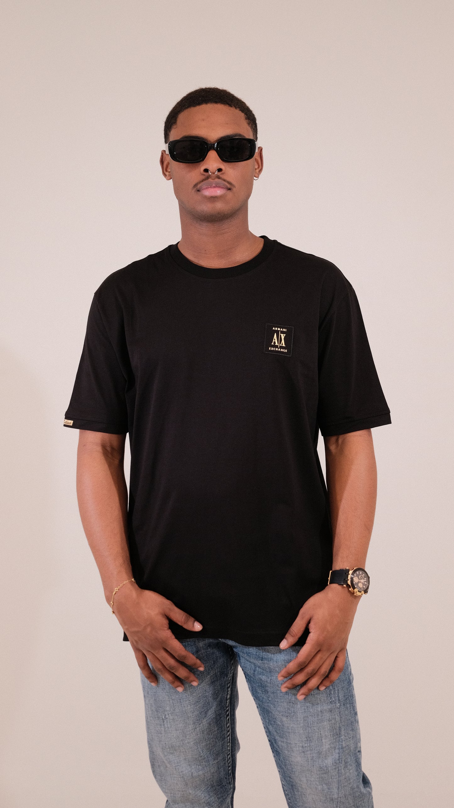 Camiseta ARMANI EXCHANGE Logo en Aplique