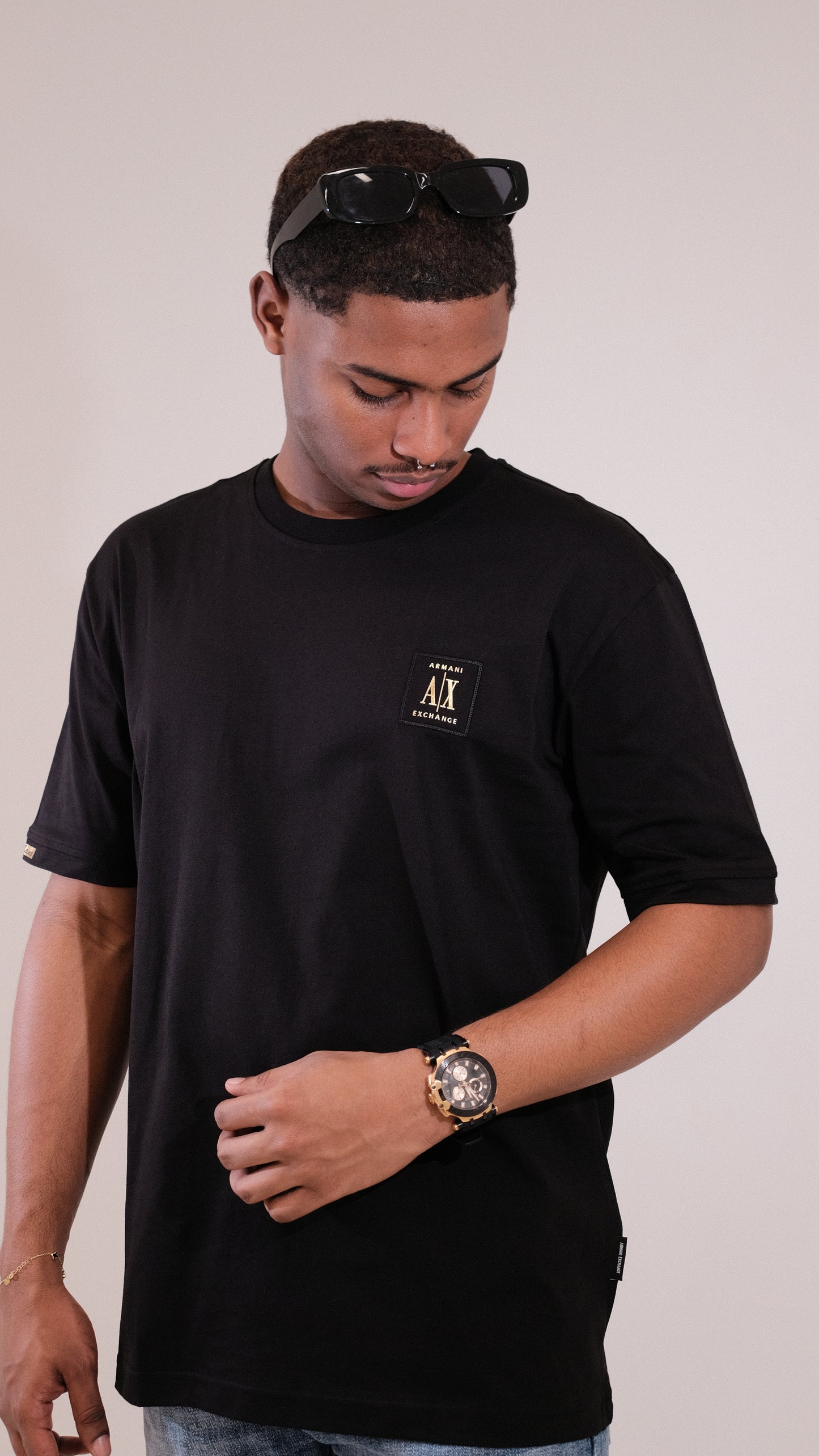 Camiseta ARMANI EXCHANGE Logo en Aplique