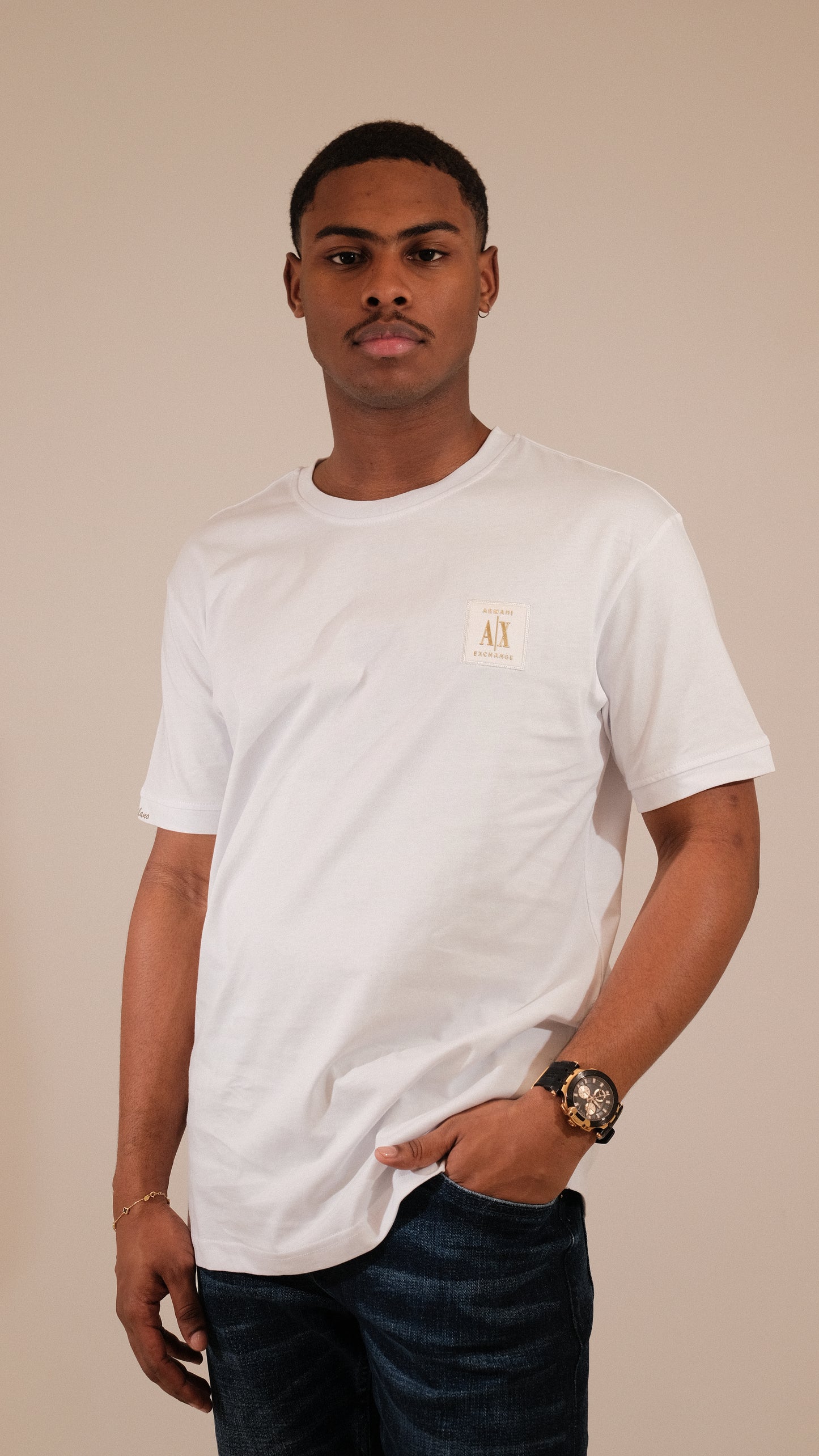 Camiseta ARMANI EXCHANGE Logo en Aplique