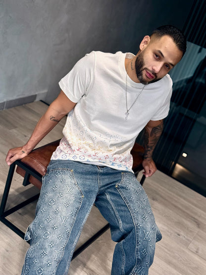 Camiseta LOUIS VUITTON con Estampado en la Parte Inferior