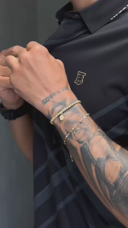 Camiseta Tipo Polo BURBERRY con Print