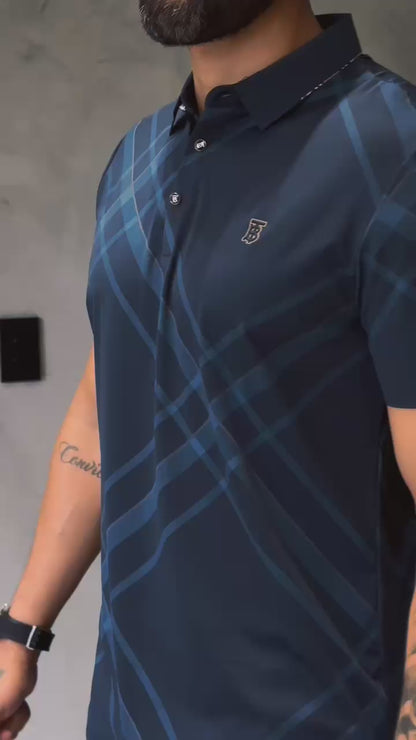 Camiseta Tipo Polo BURBERRY con Print